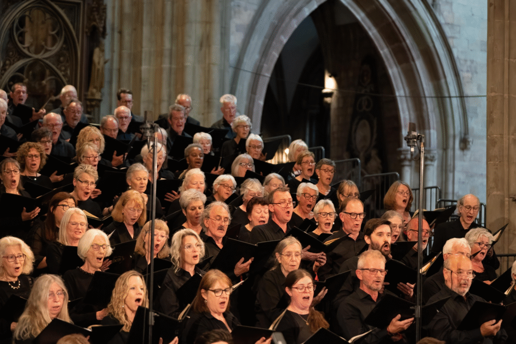 Elgar Festival Choir singing