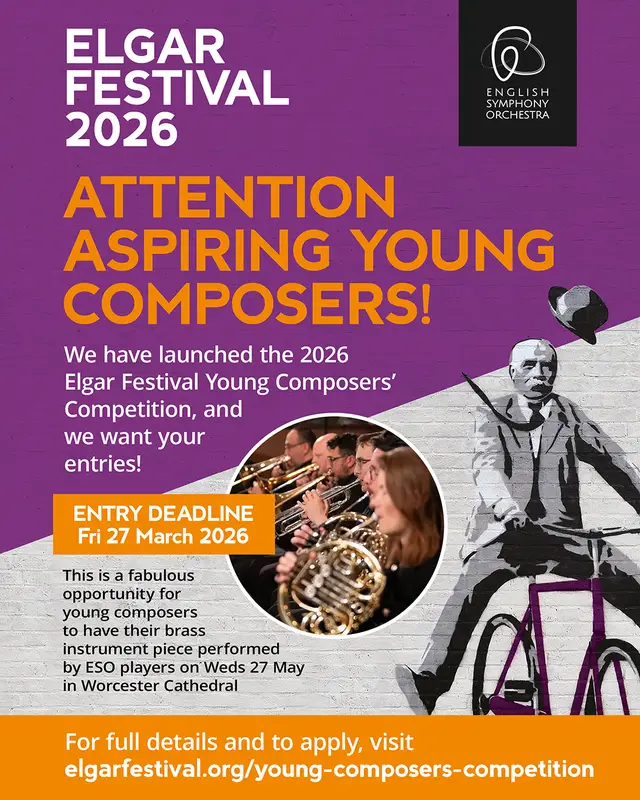 Young Composers Competition recruitment poster