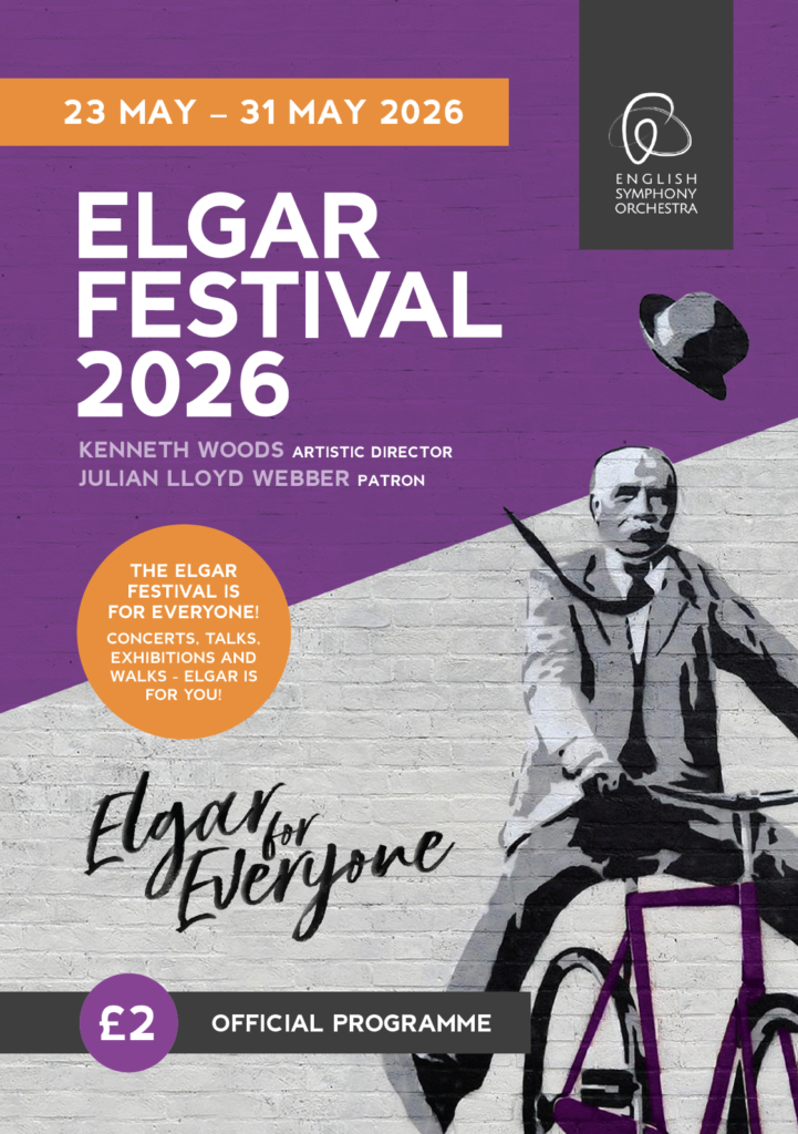 Elgar Festival 2026 Festival Programme front cover